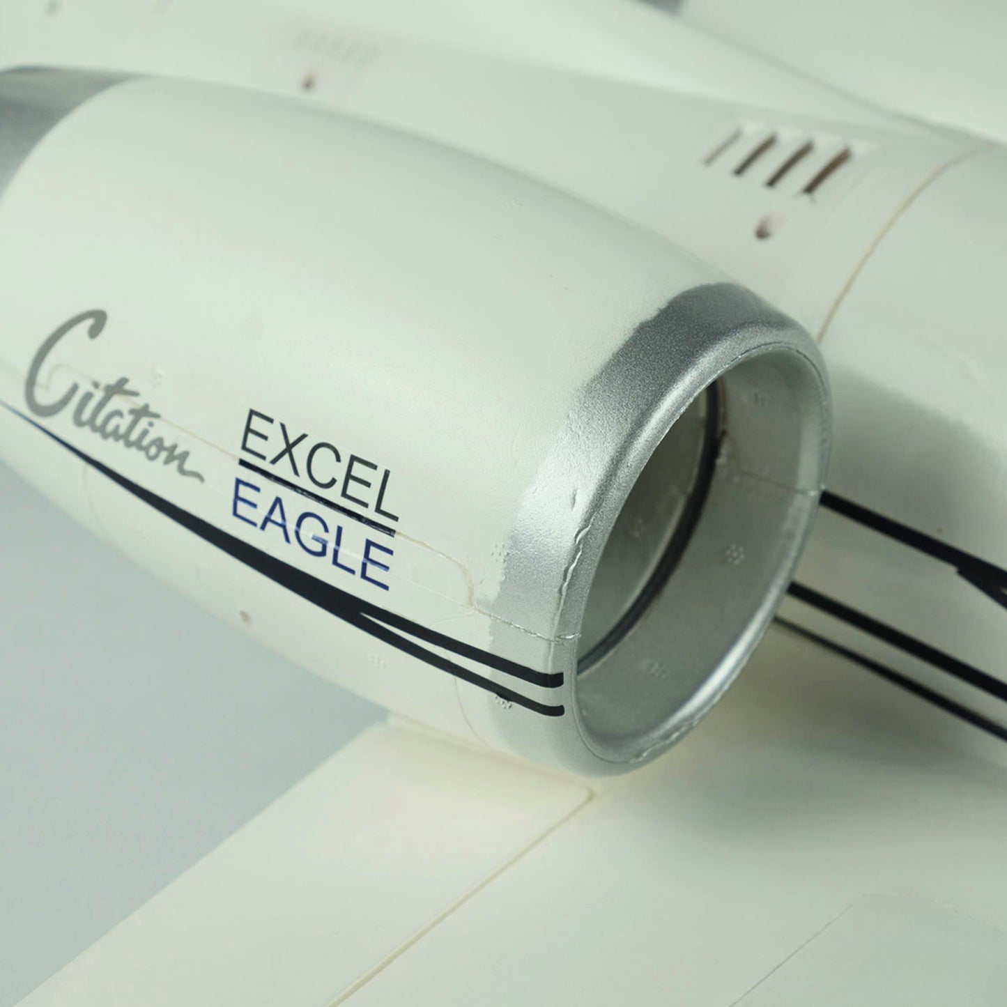 🌟🎉  Upgraded! Pre-Order Dynam Cessna 550 Turbo Jet V3 White 4S Twin 64mm RC EDF Jet w/ Flaps
