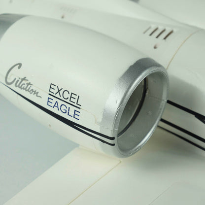 🌟🎉  Upgraded! Pre-Order Dynam Cessna 550 Turbo Jet V3 White 4S Twin 64mm RC EDF Jet w/ Flaps