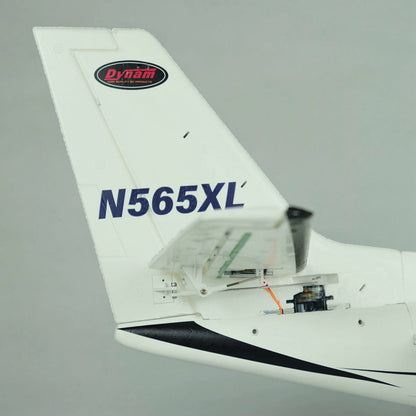 🌟🎉  Upgraded! Pre-Order Dynam Cessna 550 Turbo Jet V3 White 4S Twin 64mm RC EDF Jet w/ Flaps